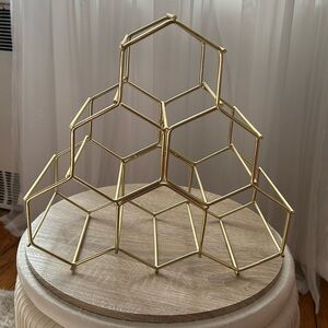 Gold Wine Rack